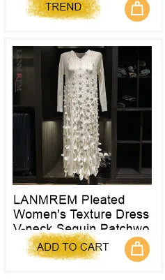 LANMREM Tie Flower Lantern Sleeve Pleated Women's Dress 2026 Spring New Lace Up Waist Design Round Collar Elastic Cloth 2DB6619