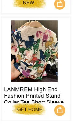 LANMREM Stand Collar Dragon Scale Pleated T-shirt High-end Versatile Slimming Short Sleeved Women's Summer Pullover Tops 2DB3044