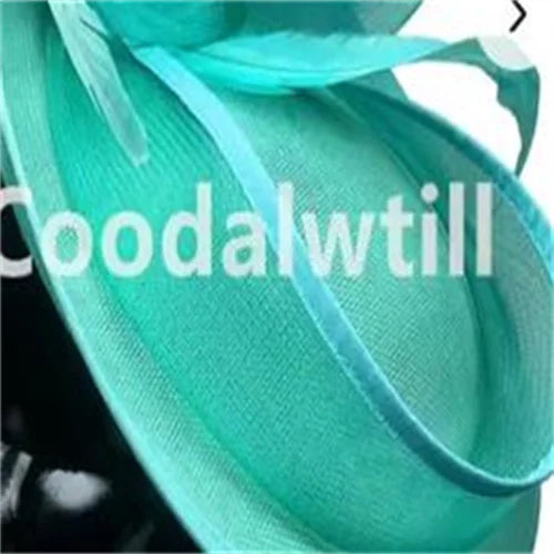 Voiles pour femmes Chapeau bibi à plumes Chapeau fascinateur pour femmes élégantes Église Derby Grande coiffe Chapeau de course pour femmes Chapeau de fête