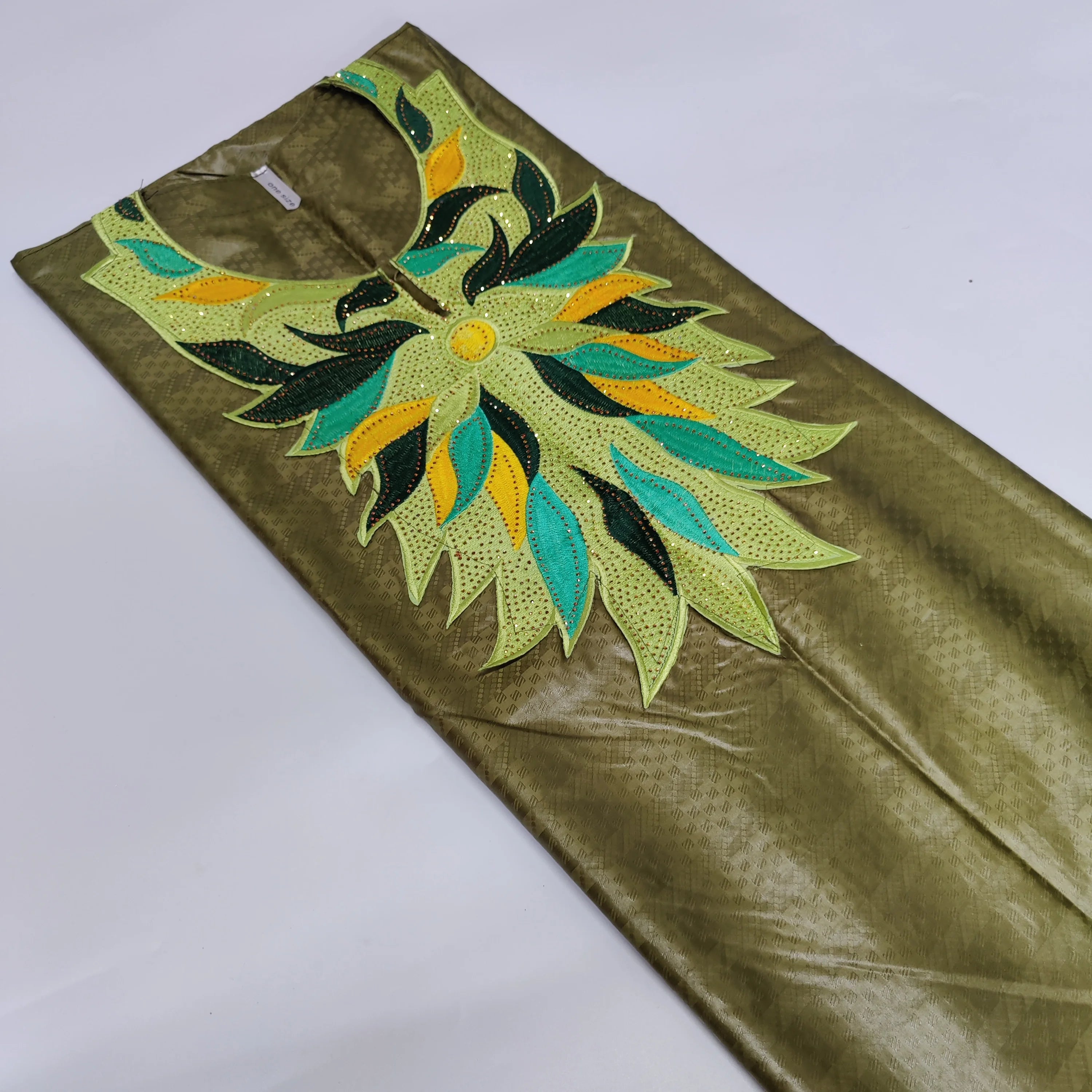 African Women's Bazin Riche Boubou Dress | Dashiki Wedding Gown Robe | 11 Colours