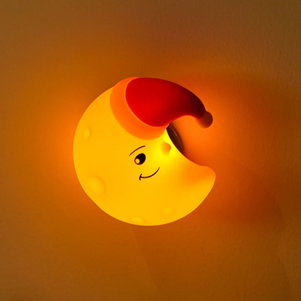 Novelty LED Star Cloud Silicone Night Light Nursery Sleeping Wall Lamp Rechargable Beside Lamp For Baby Bedroom Decor