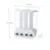 Grids Food Grains Storage Box Tank Sealed Moisture Proof Rice Buckets Wall Mounted Kitchen Bulk Classified Container