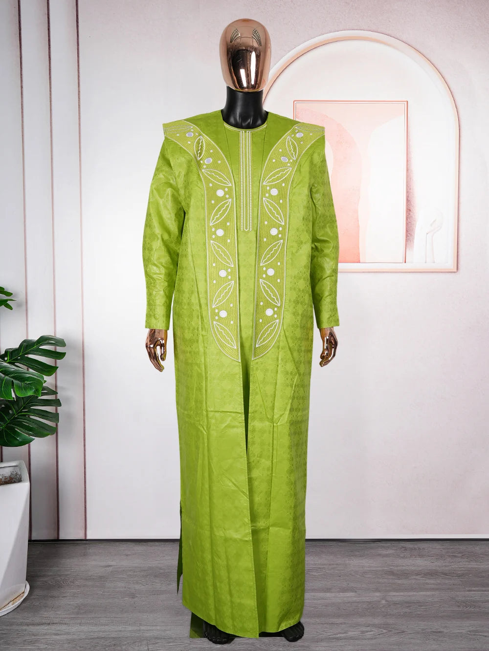 African Clothes for Men 3 PCS Long Sleeve Tops And Pants Suits Dashiki Tranditional Bazin Embroidery Outfits With Coat