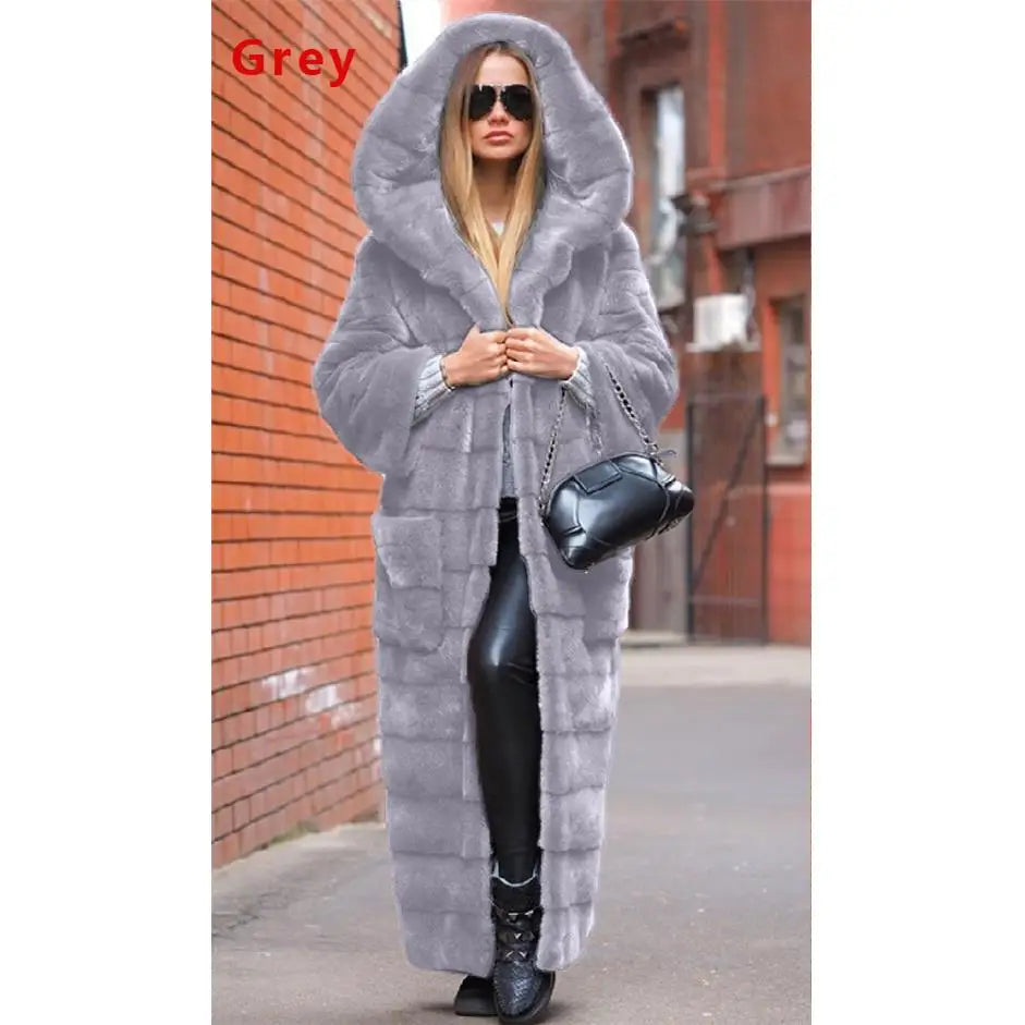 Women's Hooded Sweed Thick Long Sleeve Urban Winter Coat