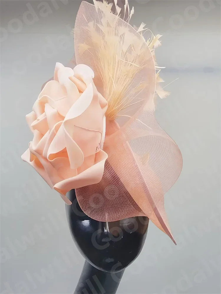 Women's Formal Tea Party Headpiece and Cocktail Church Chapeau Cap Headband Millinery