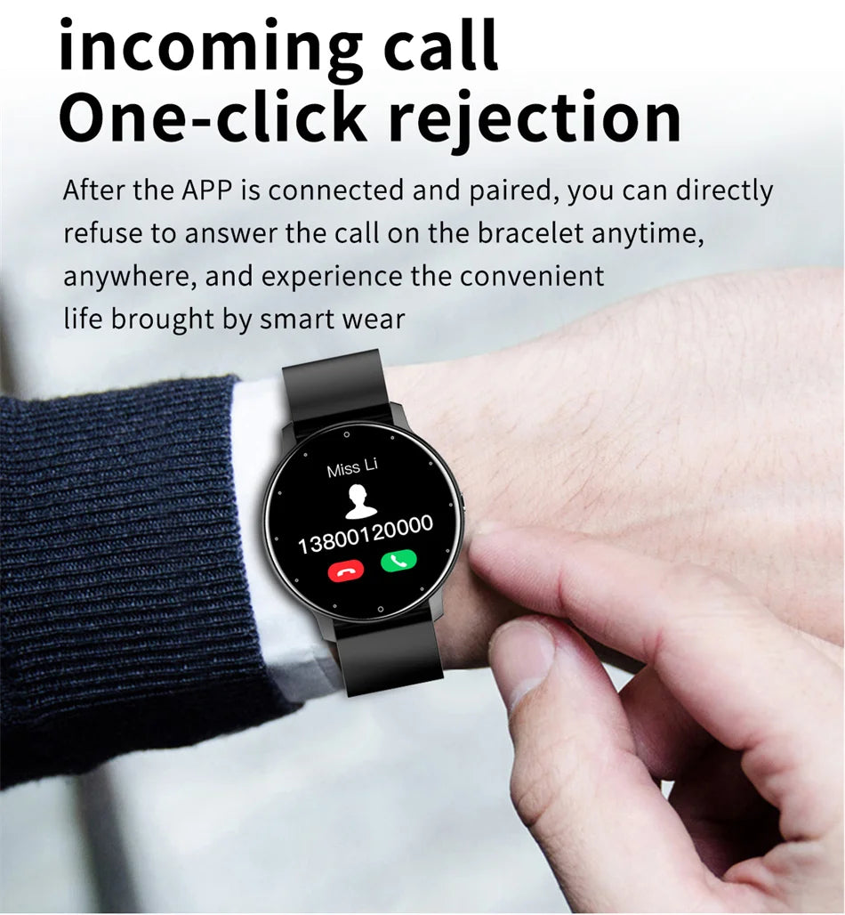 2026 New Ultra-Slim Smart Watch Men 100+ Sports Modes Heart Rate Monitoring AI Voice Assistant Bluetooth Call Smartwatches