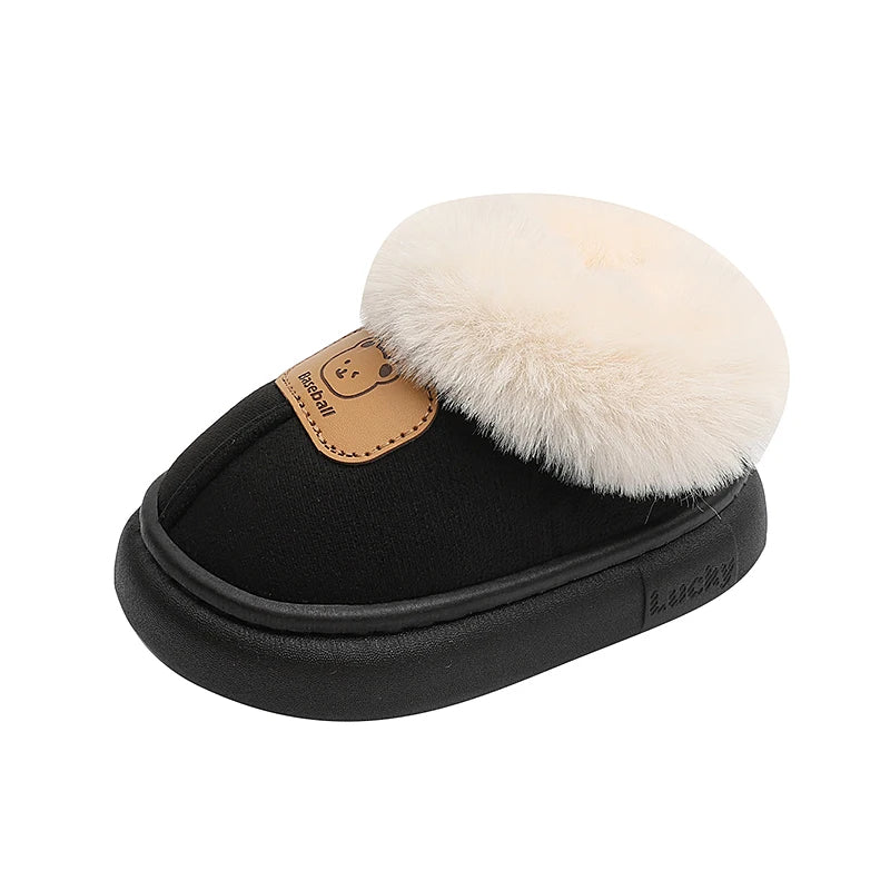Toddler Snow Boots | Faux Fur Warm Slip-On with Anti-Slip Sole (1–3 Years)