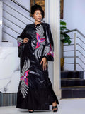 Elegant Bazin Riche Abaya | Embroidered Grand Bubu Dress for Parties, Weddings