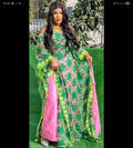 African Women Voile Lace Gown Clothing Set | Bazin Riche Rapper, Scarf for Weddings/Parties