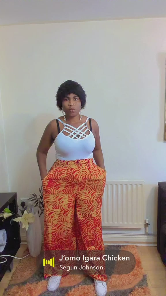 Women’s Wide-Leg Trousers Drawstring And Top Set | M–4XL