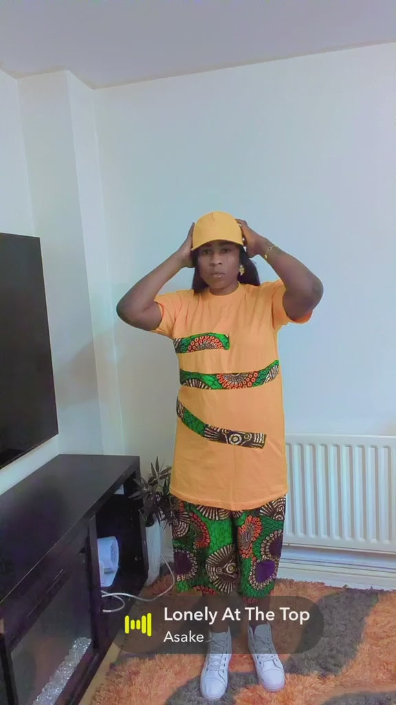 Women’s Three-Piece T-Shirt, Trousers & Hat Set