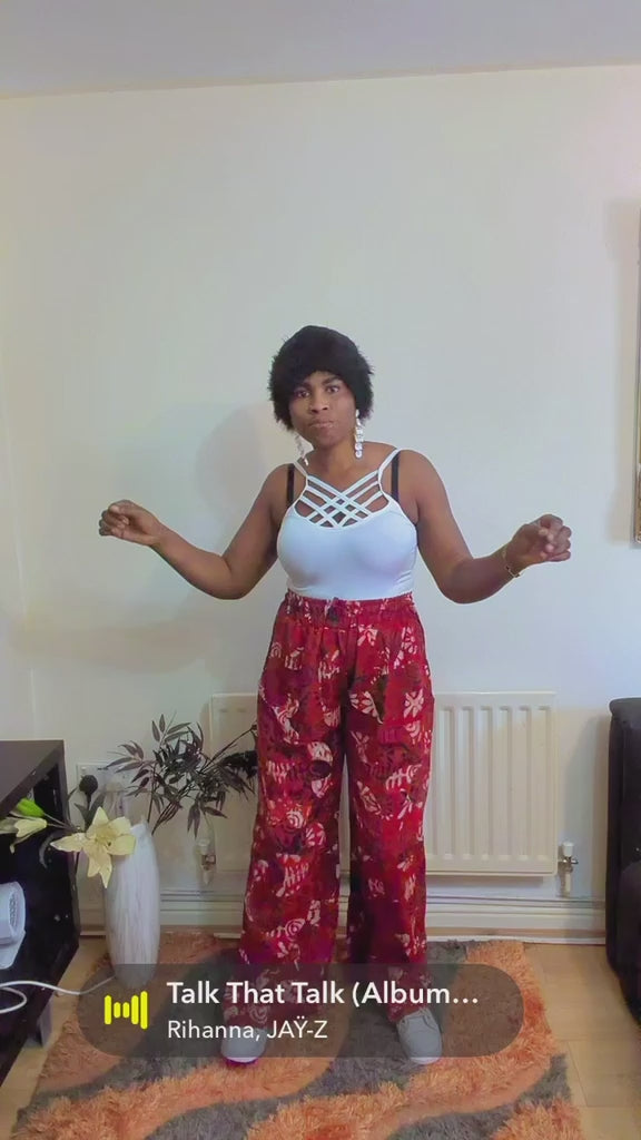 Women’s Wide-Leg Trousers Drawstring And Top Set | M–4XL