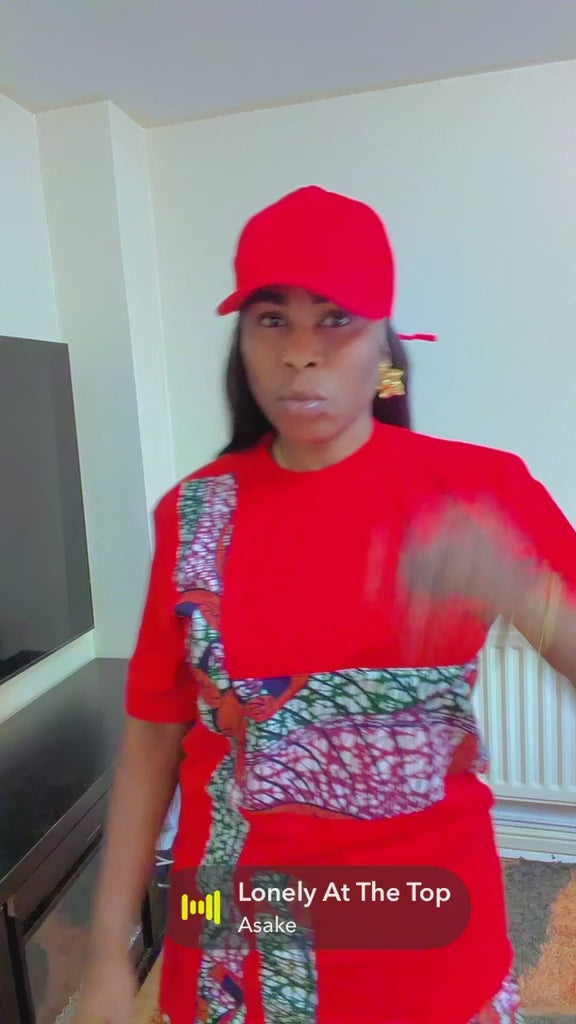 Women’s Three-Piece T-Shirt, Trousers & Hat Set
