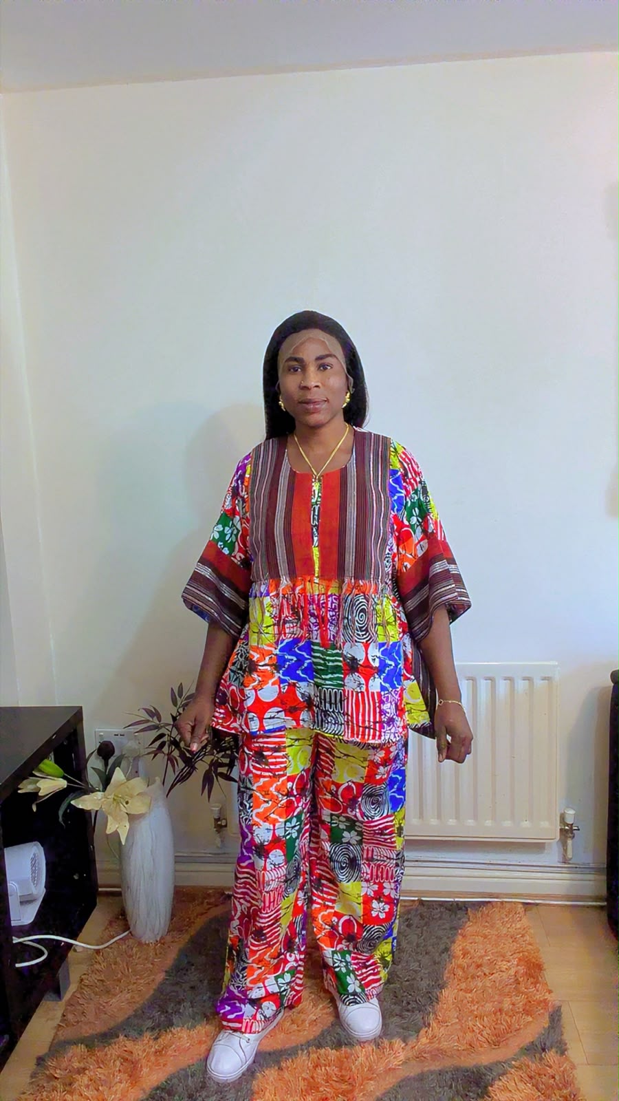 Women's Two-Piece Wide-Leg Trousers Set