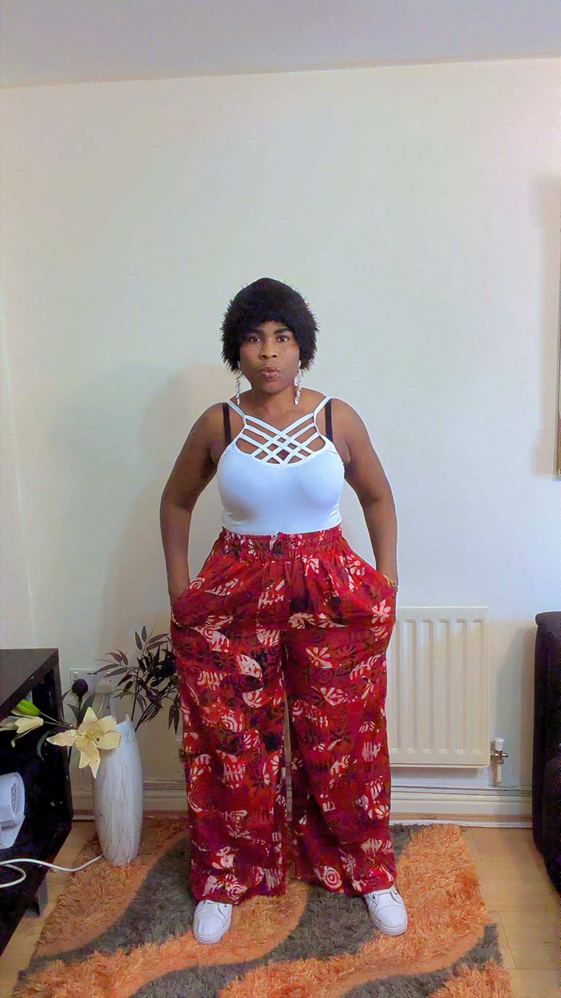 Women’s Wide-Leg Trousers Drawstring And Top Set | M–4XL