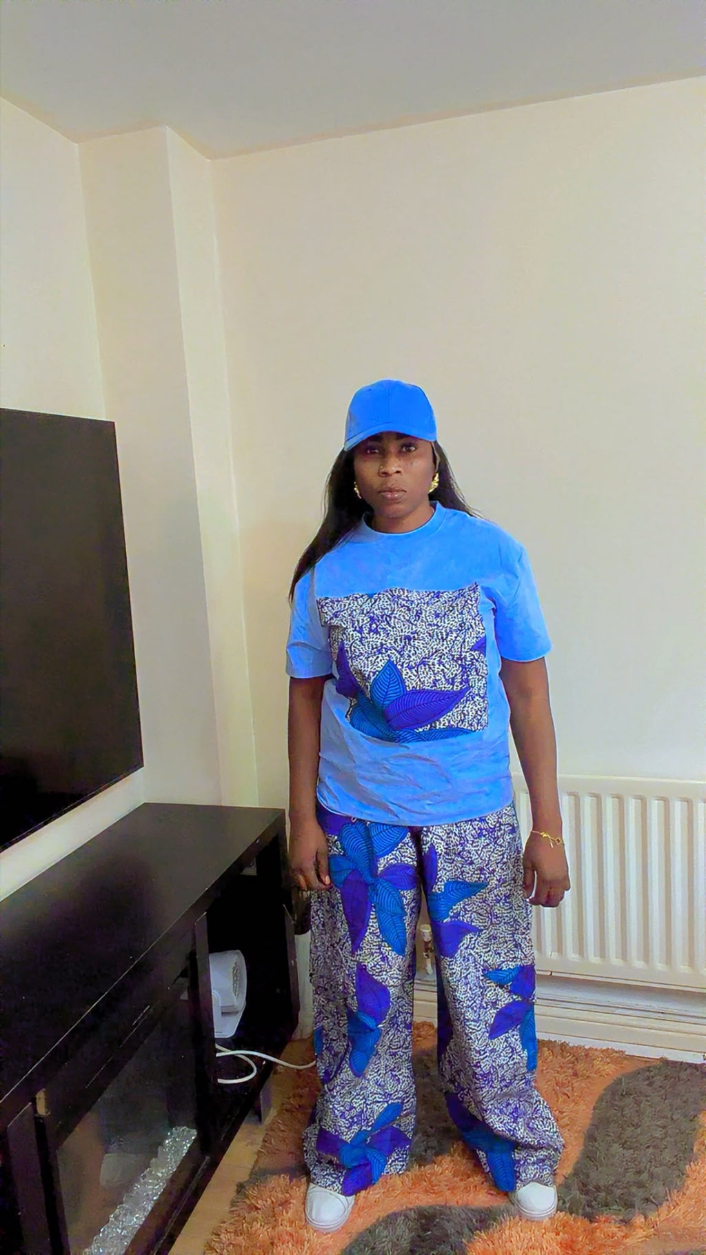 Women’s Three-Piece T-Shirt, Trousers & Hat Set