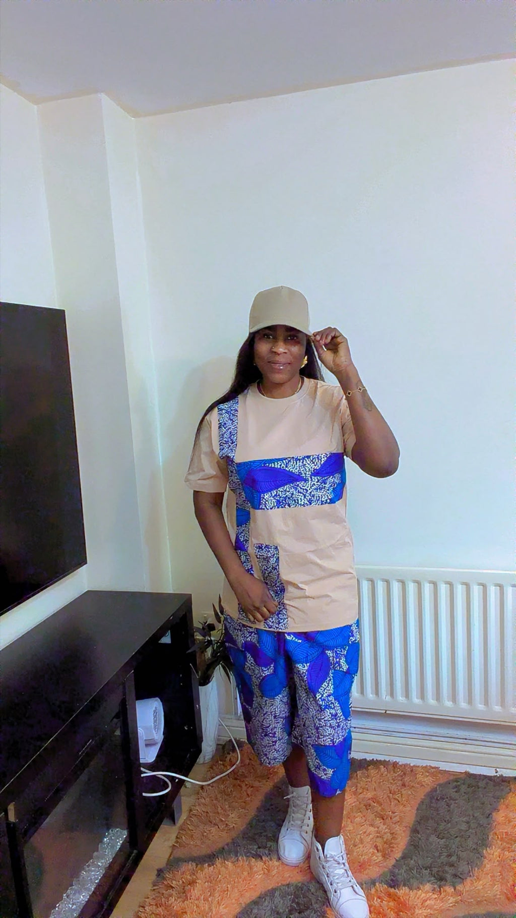 Women’s Three-Piece T-Shirt, Trousers & Hat Set