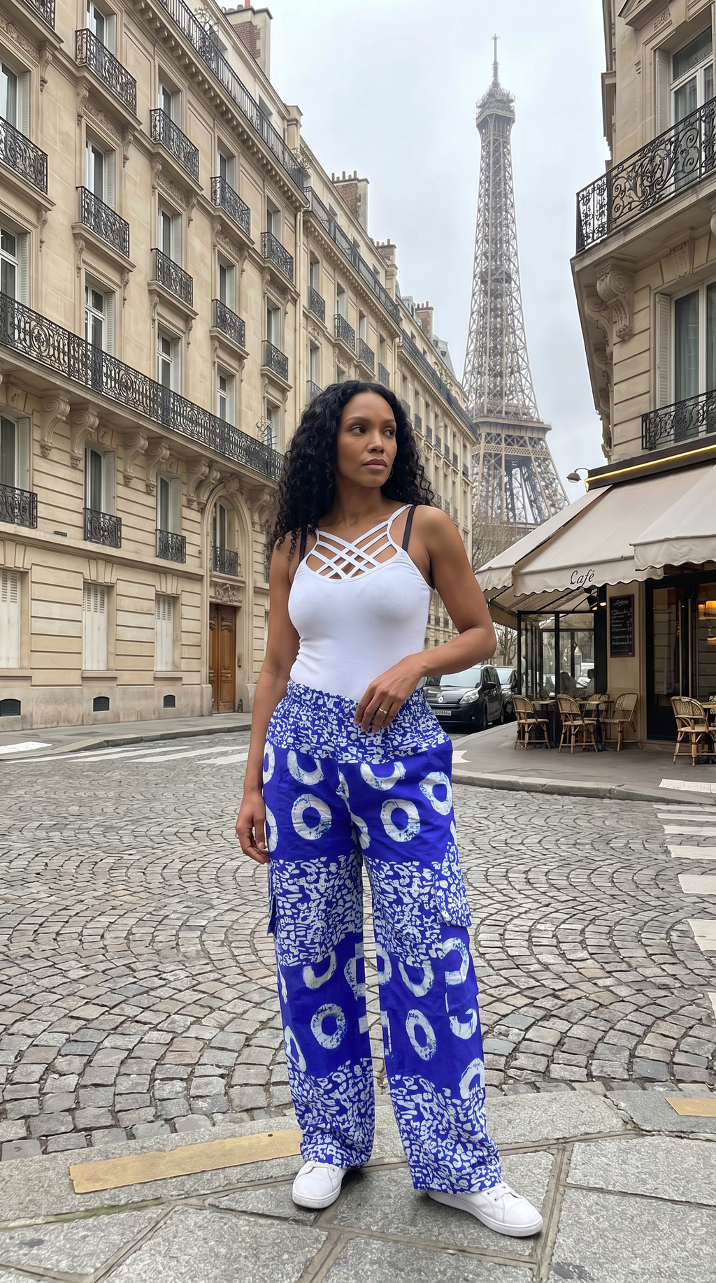 Women’s Wide-Leg Trousers Drawstring And Top Set | M–4XL